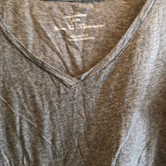 Denver Hayes XL Gray Short Sleeve Relaxed T-Shirt- great to wear with shorts - Picture 2 of 6